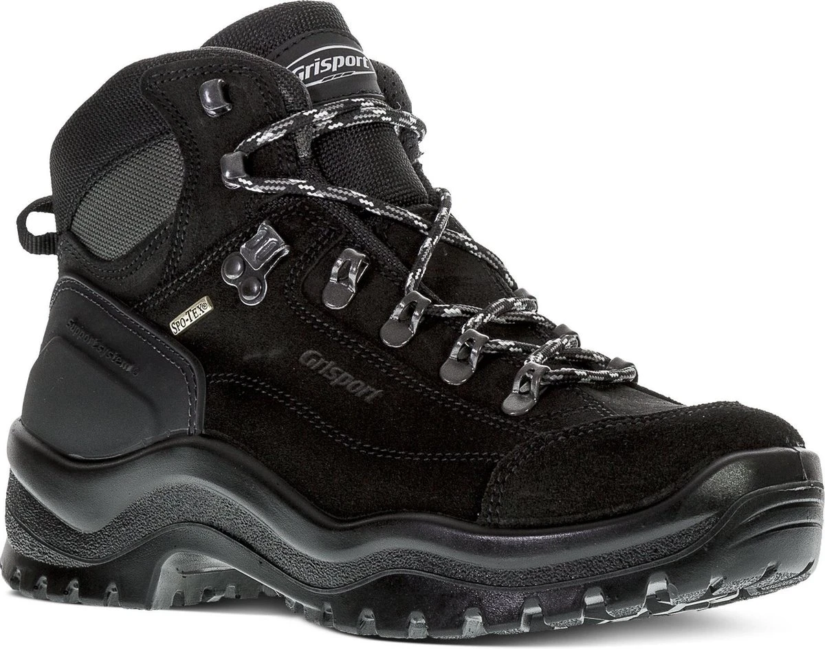 Grisport Bergen Mid Wandelschoenen Unisex - Black - Maat 45 2 Grisport Bergen Mid Wandelschoenen Unisex - Black - Maat 45 - Afbeelding 2