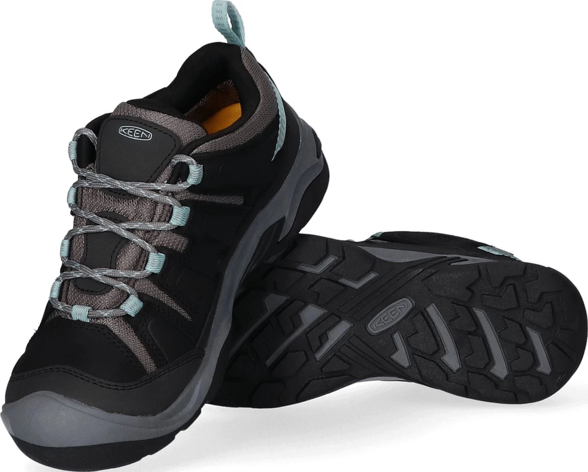 Keen Circadia Dames Wandelschoenen Black/Cloud Blue | Zwart | Leer | Maat 37 | K1026772 12 Keen Circadia Dames Wandelschoenen Black/Cloud Blue | Zwart | Leer | Maat 37 | K1026772 - Afbeelding 12