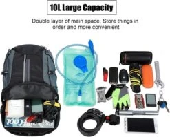 Ultralichte Outdoor Drinkrugzak - Zwart/oranje - 10 Liter - Waterafstotend - Reflecterend 14 Ultralichte Outdoor Drinkrugzak - Zwart/oranje - 10 Liter - Waterafstotend - Reflecterend -Fjallraven Winkel 1200x969