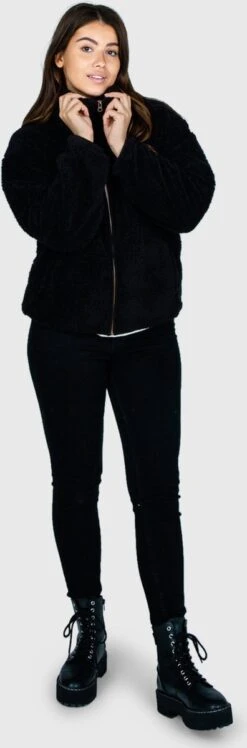 Brunotti Huntress Teddy Fleece Jas - Dames - Black - M 17 Brunotti Huntress Teddy Fleece Jas - Dames - Black - M -Fjallraven Winkel 396x1200 1