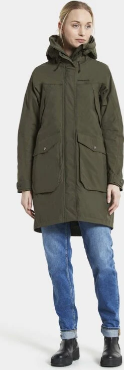 Didriksons THELMA WNS PARKA 8 Dames Outdoor Parka - Maat 40 -Fjallraven Winkel 402x1200