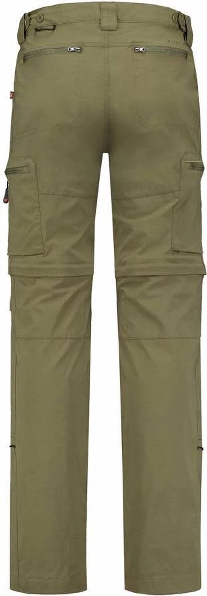 Mekong Heren Stretch Anti-Insect Afritsbroek In Leger Groen 2 Mekong Heren Stretch Anti-Insect Afritsbroek In Leger Groen - Afbeelding 2