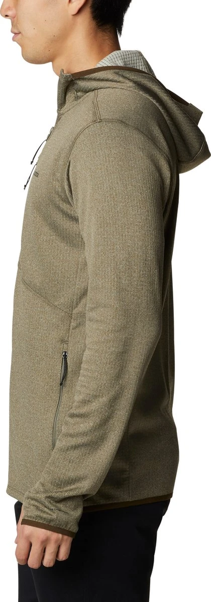 Columbia Park View Fleece Hoodie - Fleece Vest Heren - Stone Green Heather, Olive Green - Maat XXL 3 Columbia Park View Fleece Hoodie - Fleece Vest Heren - Stone Green Heather, Olive Green - Maat XXL - Afbeelding 3