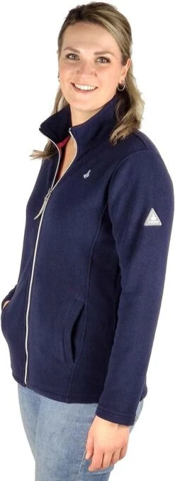 BJØRNSON Jenna Fleece Vest 4 Seizoenen Dames - Rits - Maat 46 - Donkerblauw -Fjallraven Winkel 438x1200 1