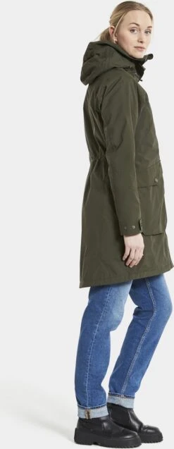 Didriksons THELMA WNS PARKA 8 Dames Outdoor Parka - Maat 40 -Fjallraven Winkel 465x1200