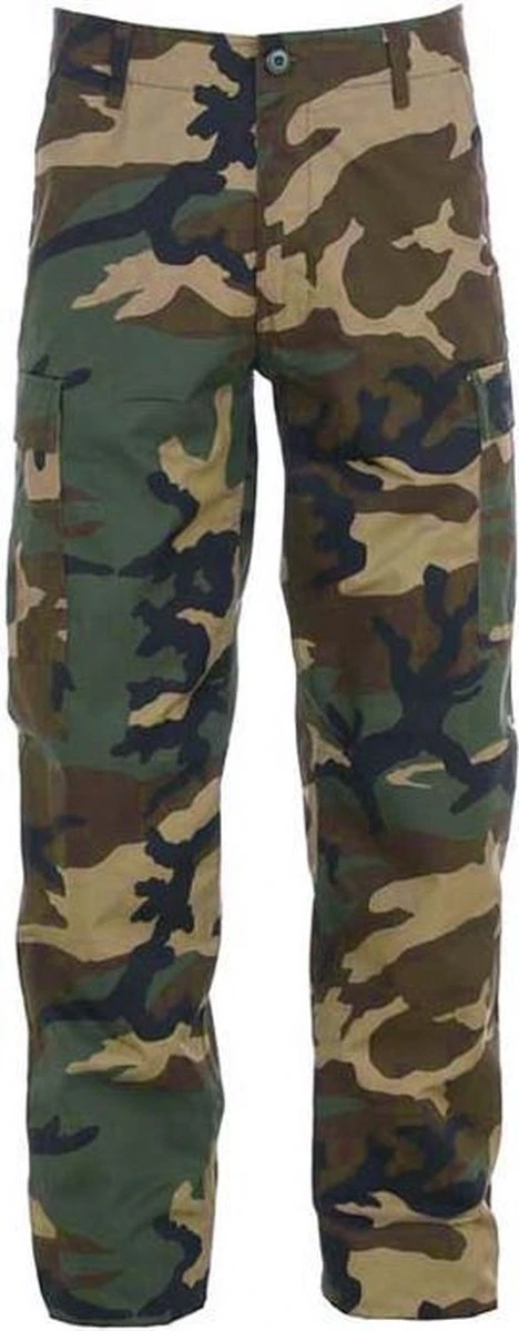 Fostex Kinder Broek BDU - Woodland - Maat M 3 Fostex Kinder Broek BDU - Woodland - Maat M - Afbeelding 3