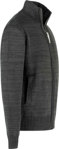 BJØRNSON Eric Gebreid Wintervest Heren - Winddicht Gevoerd - Maat L - Zwart -Fjallraven Winkel 477x1200 1