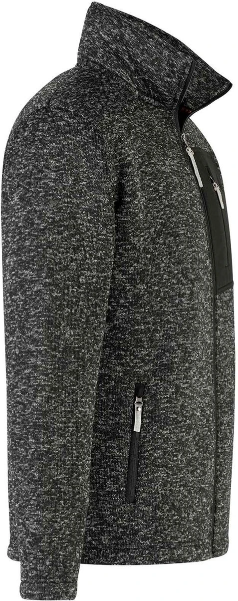 BJØRNSON Ruben Gebreid Vest 4 Seizoenen Heren - Teddy - Maat XL - Zwart 2 BJØRNSON Ruben Gebreid Vest 4 Seizoenen Heren - Teddy - Maat XL - Zwart - Afbeelding 2