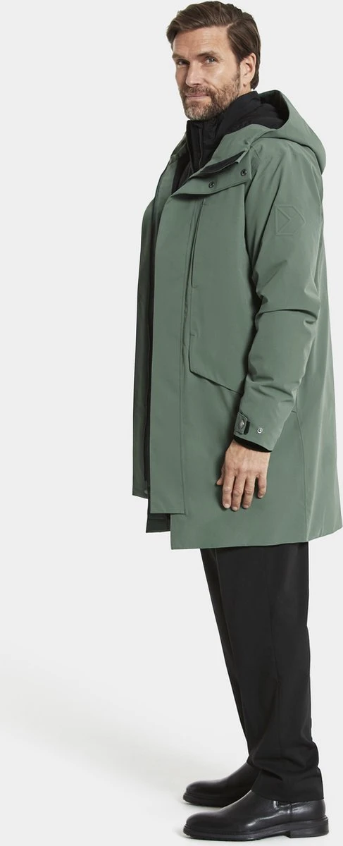 Didriksons ROLAND USX PARKA Heren Outdoor Parka - Maat L 3 Didriksons ROLAND USX PARKA Heren Outdoor Parka - Maat L - Afbeelding 3