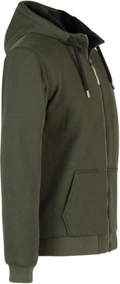 BJØRNSON Kenny Sweatvest Heren - Teddy Gevoerd - Hoodie - Maat 3XL - Rosin Groen -Fjallraven Winkel 508x1200 1