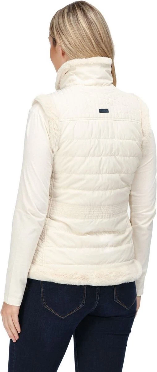 De Regatta Winslow Baffle Bodywarmer - Outdoorbodywarmer - Dames - Geïsoleerd - Waterafstotend - Room Wit 13 De Regatta Winslow Baffle Bodywarmer - Outdoorbodywarmer - Dames - Geïsoleerd - Waterafstotend - Room Wit - Afbeelding 13