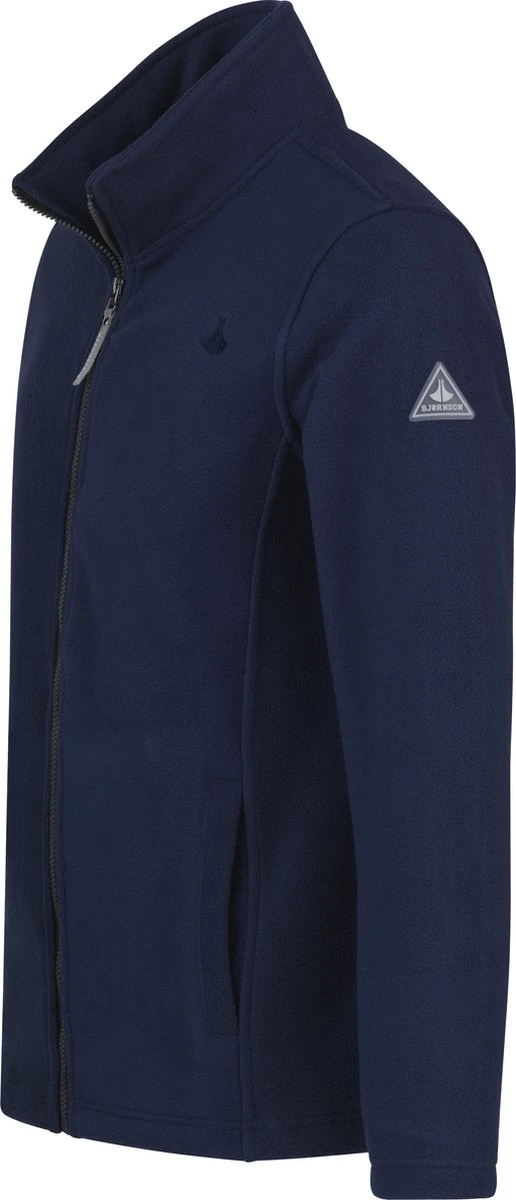 BJØRNSON Maks Fleece Vest 4 Seizoenen Heren - Rits - Maat L - Donkerblauw 4 BJØRNSON Maks Fleece Vest 4 Seizoenen Heren - Rits - Maat L - Donkerblauw - Afbeelding 4