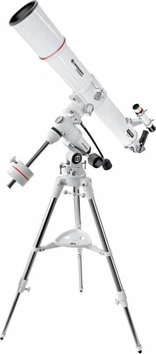 Bresser Telescoop - Messier AR-90/900 EXOS1/EQ4 - Sterrenkijker Incl. Zonnefilter En Camerahouder En Statief 1 Bresser Telescoop - Messier AR-90/900 EXOS1/EQ4 - Sterrenkijker Incl. Zonnefilter En Camerahouder En Statief