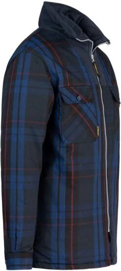 STØRVIK Vancouver Houthakkers Fleece Jas - Thermo Vest - Thermoblouse - Fleece Kraag - Winddicht Gevoerd - Maat XL - Donkerblauw -Fjallraven Winkel 536x1200 2