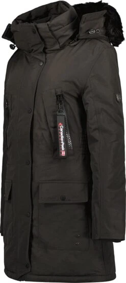 Canadian Peak - Dames Jas Winter Corteak Black - Model 2023 -Maat S -Fjallraven Winkel 536x1200
