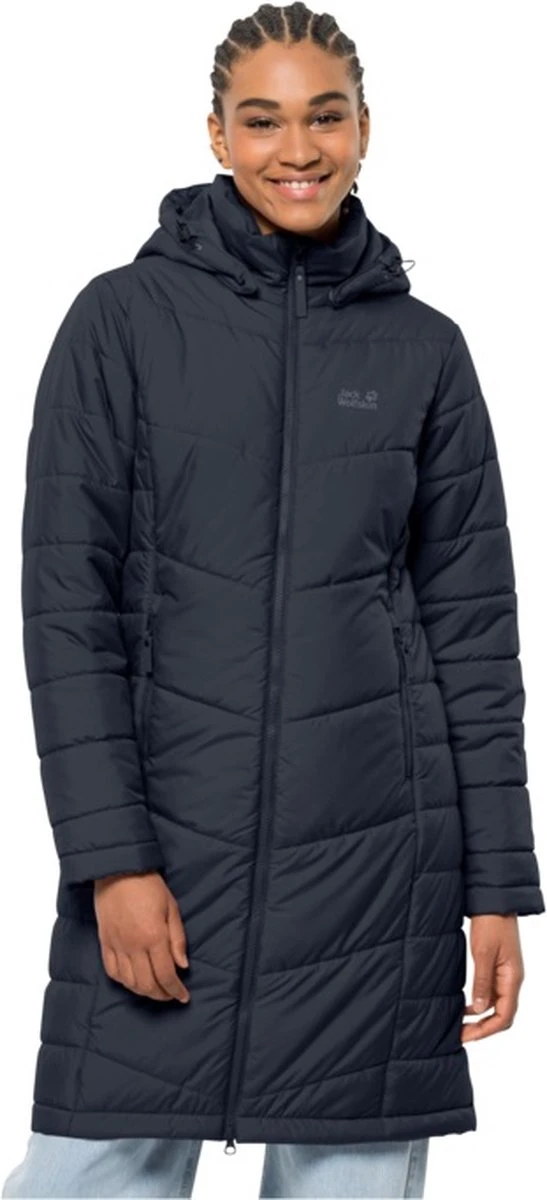 Jack Wolfskin North York Coat Women - Outdoorjas - Dames - Blauw - Maat M 1 Jack Wolfskin North York Coat Women - Outdoorjas - Dames - Blauw - Maat M