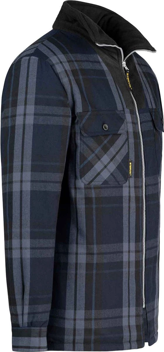 STØRVIK Vancouver Houthakkers Fleece Jas - Thermo Vest - Thermoblouse - Fleece Kraag - Winddicht Gevoerd - Maat XL - Antraciet 6 STØRVIK Vancouver Houthakkers Fleece Jas - Thermo Vest - Thermoblouse - Fleece Kraag - Winddicht Gevoerd - Maat XL - Antraciet - Afbeelding 6