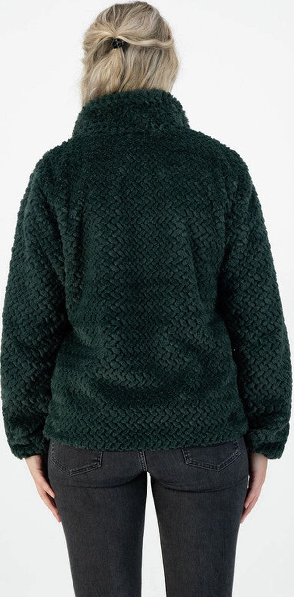 Kjelvik Dames Vest - Wintervest Dames - Zacht Fleece -Ann - Groen - Maat 44 3 Kjelvik Dames Vest - Wintervest Dames - Zacht Fleece -Ann - Groen - Maat 44 - Afbeelding 3