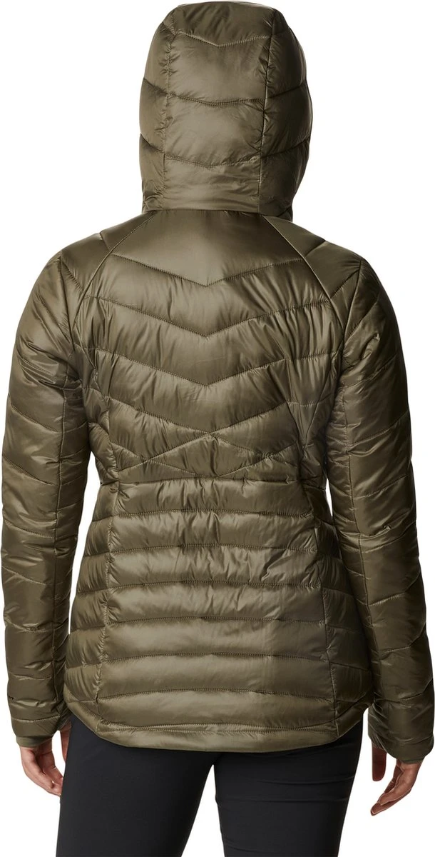 Columbia Joy Peak - Gewatteerde Puffer Jas Dames - Jassen Dames Winter - Outdoorjas Met Capuchon - Stone Green - Maat L 13 Columbia Joy Peak - Gewatteerde Puffer Jas Dames - Jassen Dames Winter - Outdoorjas Met Capuchon - Stone Green - Maat L - Afbeelding 13