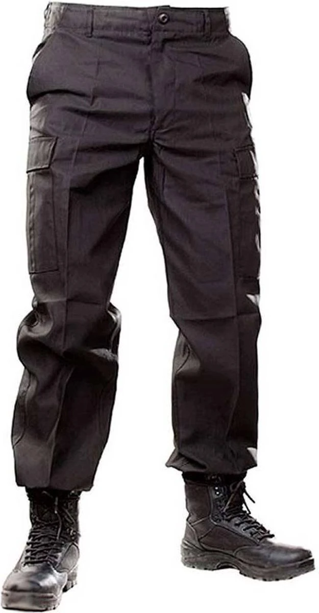 BDU Camouflage Broek - Zwart - Maat S 5 BDU Camouflage Broek - Zwart - Maat S - Afbeelding 5