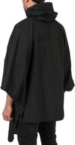 AGU GO Grant Regenponcho Essential - Zwart - Inclusief Reflecterende Details -Fjallraven Winkel 625x1200