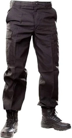 BDU Camouflage Broek - Zwart - Maat XS