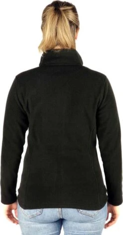 BJØRNSON Jenna Fleece Vest 4 Seizoenen Dames - Rits - Maat 40 - Zwart -Fjallraven Winkel 629x1200 4