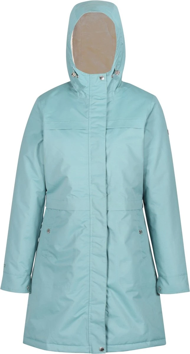 Regatta, Remina Waterdichte Lange Dame Winterjas, Mossblauw, Maat 44 3 Regatta, Remina Waterdichte Lange Dame Winterjas, Mossblauw, Maat 44 - Afbeelding 3