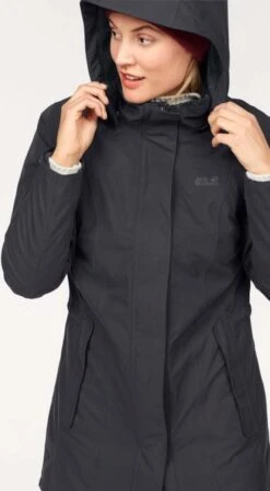 Jack Wolfskin Madison Avenue Outdoorjas Dames - Phantom - Maat M -Fjallraven Winkel 662x1200