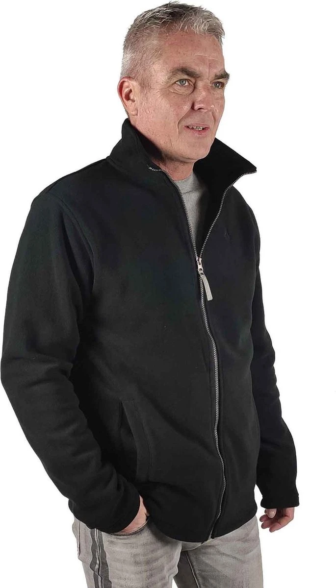 BJØRNSON Maks Fleece Vest 4 Seizoenen Heren - Rits - Maat XL - Zwart 10 BJØRNSON Maks Fleece Vest 4 Seizoenen Heren - Rits - Maat XL - Zwart - Afbeelding 10