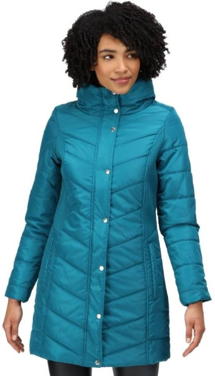 De Regatta Parthenia Baffle Jas - Jas - Dames - Geïsoleerd - Waterafstotend - Turkoois 1 De Regatta Parthenia Baffle Jas - Jas - Dames - Geïsoleerd - Waterafstotend - Turkoois