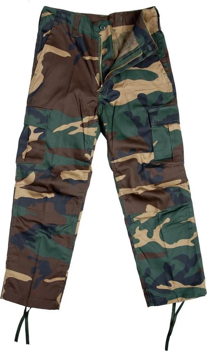 Fostex Kinder Broek BDU - Woodland - Maat M 1 Fostex Kinder Broek BDU - Woodland - Maat M