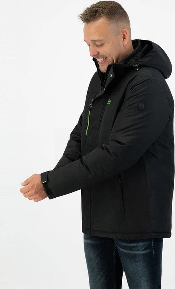 Kjelvik Heren Winterjas - Functionele Winterjas - Mano - Zwart - Maat 3XL 5 Kjelvik Heren Winterjas - Functionele Winterjas - Mano - Zwart - Maat 3XL - Afbeelding 5
