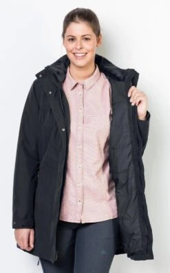 Jack Wolfskin Madison Avenue Outdoorjas Dames - Phantom - Maat M -Fjallraven Winkel 746x1200