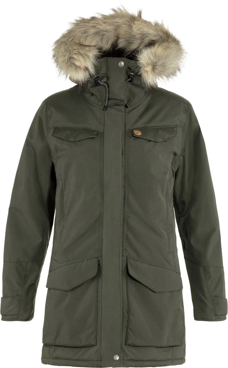 Fjallraven Nuuk Parka W Dames Outdoorjas - Maat S 2 Fjallraven Nuuk Parka W Dames Outdoorjas - Maat S - Afbeelding 2