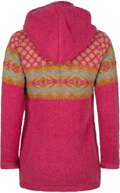 SHAKALOHA Gebreid Wollen Dames Vest Van Schapenwol Met Polyester Fleece Voering En Afneembare Capuchon - W Glacier ZH Pink XL 11 SHAKALOHA Gebreid Wollen Dames Vest Van Schapenwol Met Polyester Fleece Voering En Afneembare Capuchon - W Glacier ZH Pink XL -Fjallraven Winkel 748x1200 2