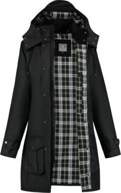 MGO Leisure Wear Kate Wax Parka Outdoorjas Dames - Maat XXL -Fjallraven Winkel 753x1200