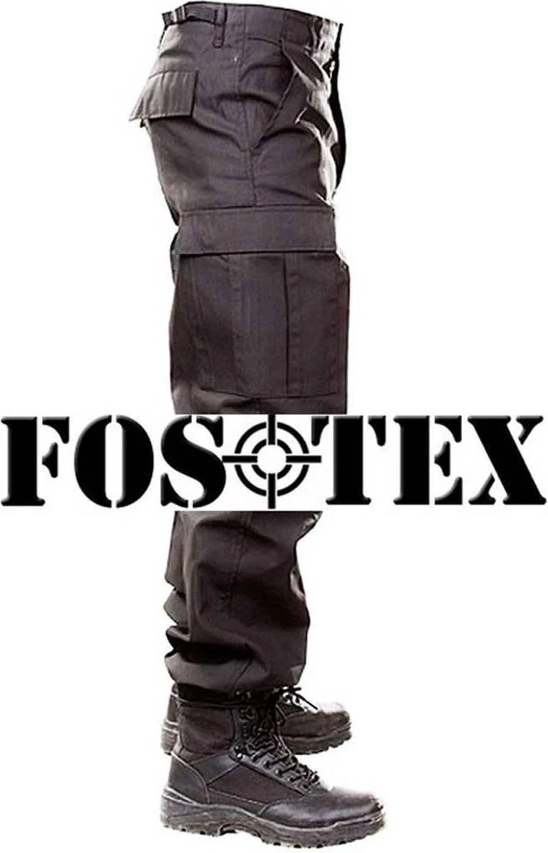 BDU Camouflage Broek - Zwart - Maat S 2 BDU Camouflage Broek - Zwart - Maat S - Afbeelding 2