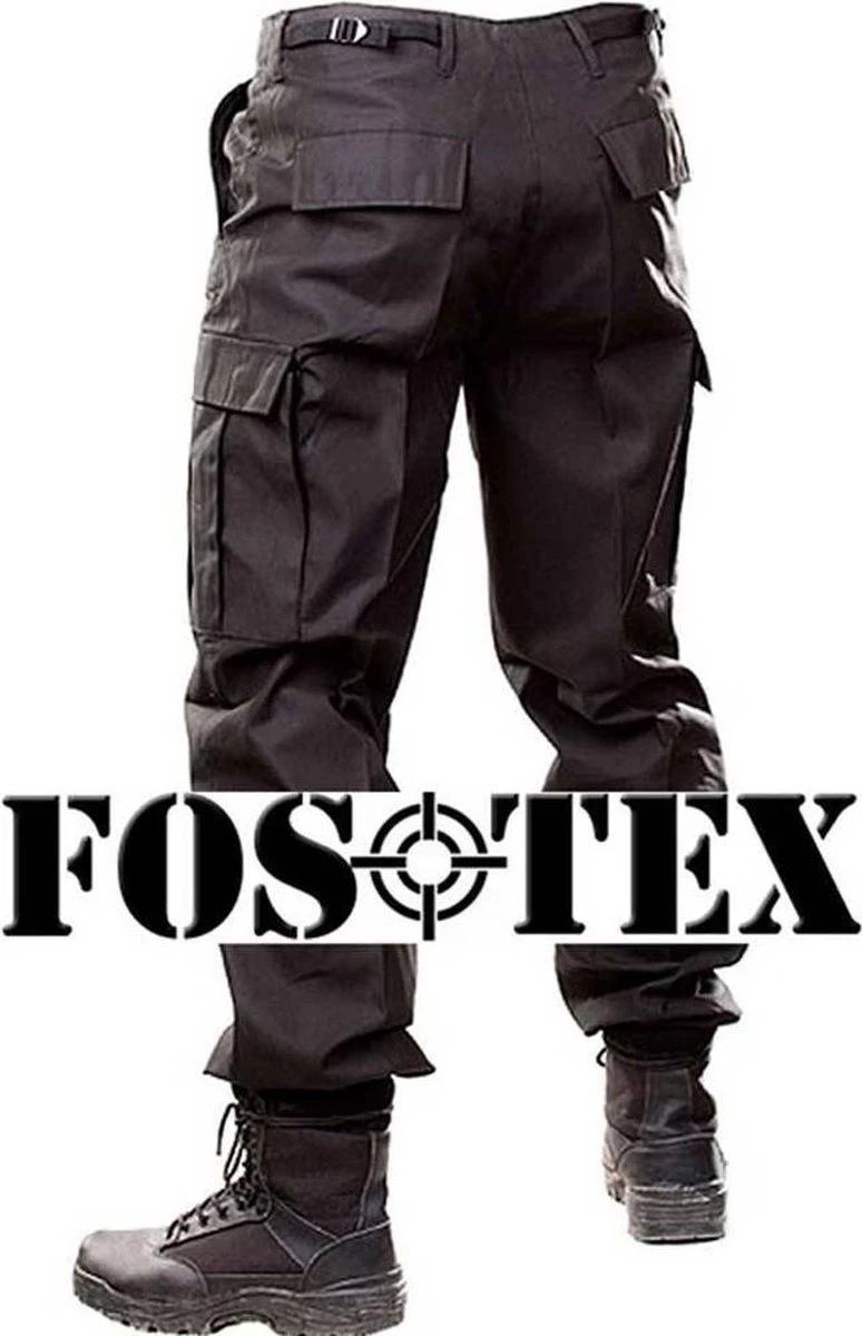 BDU Camouflage Broek - Zwart - Maat S 6 BDU Camouflage Broek - Zwart - Maat S - Afbeelding 6