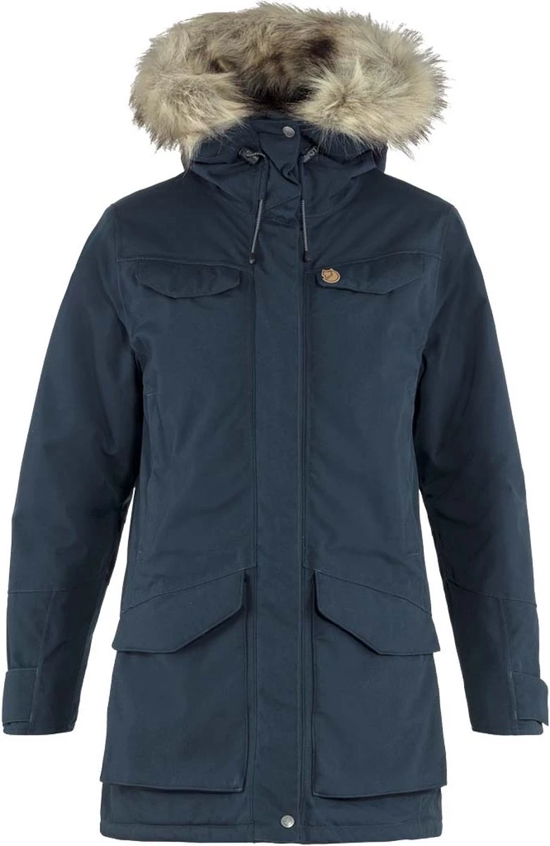 Fjallraven Nuuk Parka W Dames Outdoorjas - Maat L 1 Fjallraven Nuuk Parka W Dames Outdoorjas - Maat L