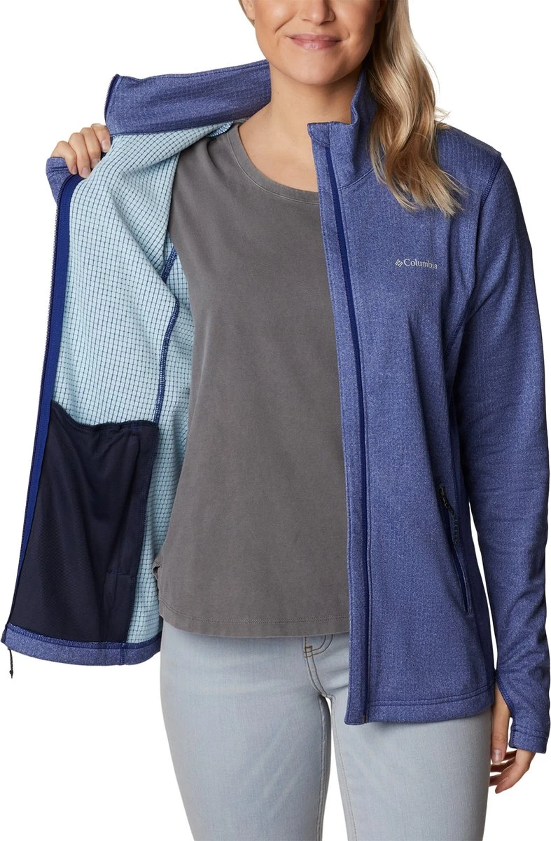 Columbia Park View Grid - Fleece Vest Dames Winter - Zweetafvoerende Stof - Blauw - Maat XL 5 Columbia Park View Grid - Fleece Vest Dames Winter - Zweetafvoerende Stof - Blauw - Maat XL - Afbeelding 5