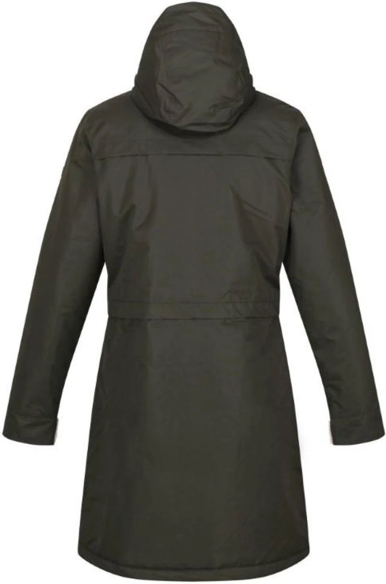 De Regatta Remina Jas - Jas Met Lang Model - Dames - Waterdicht - Ademend - Donkergroen 5 De Regatta Remina Jas - Jas Met Lang Model - Dames - Waterdicht - Ademend - Donkergroen - Afbeelding 5