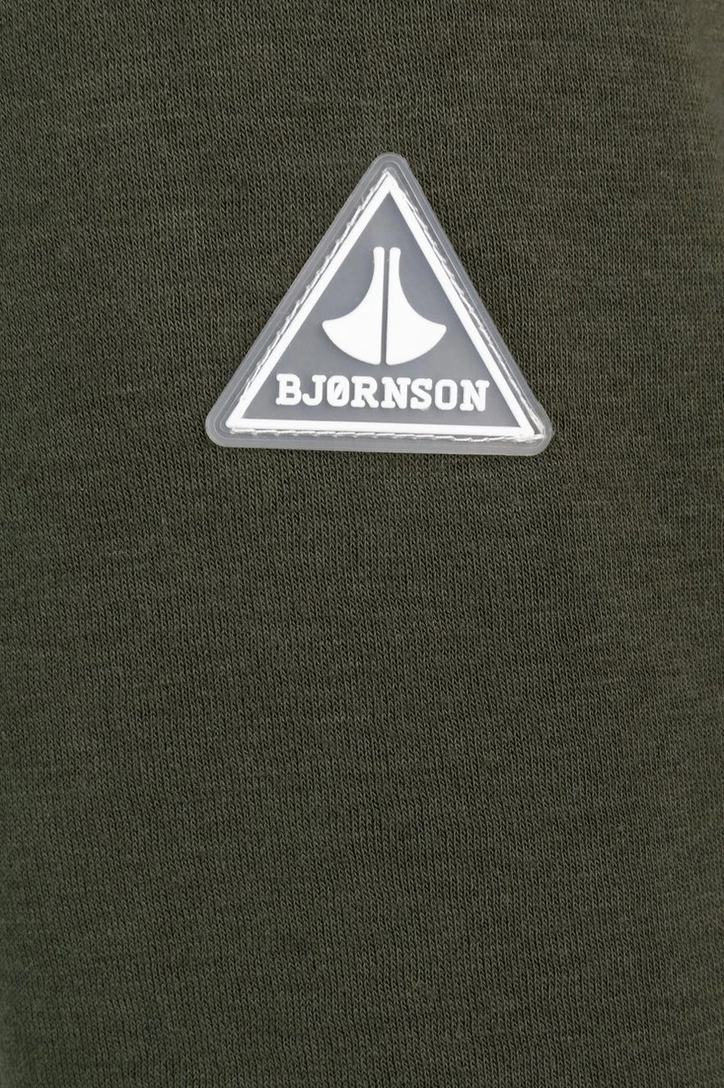 BJØRNSON Sigrid Sweatvest Dames - Teddy Gevoerd - Hoodie - Maat 38 - Olijfgroen 5 BJØRNSON Sigrid Sweatvest Dames - Teddy Gevoerd - Hoodie - Maat 38 - Olijfgroen - Afbeelding 5