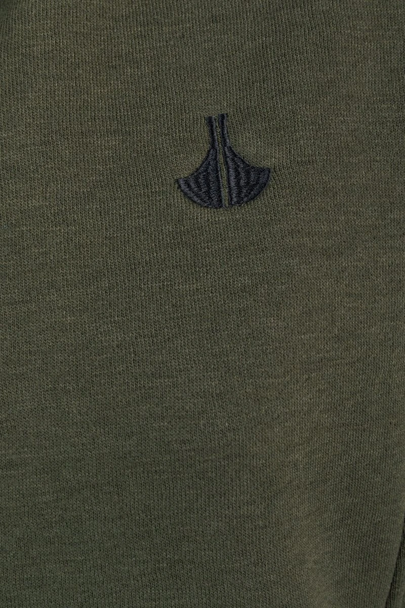 BJØRNSON Sigrid Sweatvest Dames - Teddy Gevoerd - Hoodie - Maat 38 - Olijfgroen 3 BJØRNSON Sigrid Sweatvest Dames - Teddy Gevoerd - Hoodie - Maat 38 - Olijfgroen - Afbeelding 3