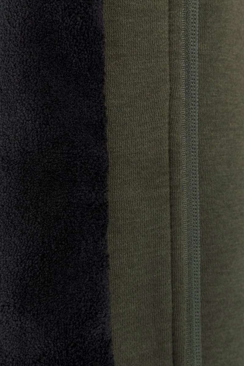 BJØRNSON Sigrid Sweatvest Dames - Teddy Gevoerd - Hoodie - Maat 38 - Olijfgroen 4 BJØRNSON Sigrid Sweatvest Dames - Teddy Gevoerd - Hoodie - Maat 38 - Olijfgroen - Afbeelding 4