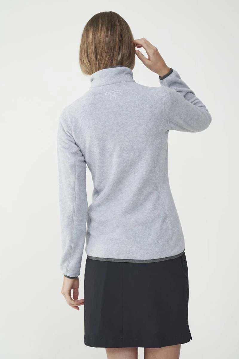 Tenson Malin Fleece Sportjas - Maat XL - Vrouwen - Grijs 7 Tenson Malin Fleece Sportjas - Maat XL - Vrouwen - Grijs - Afbeelding 7