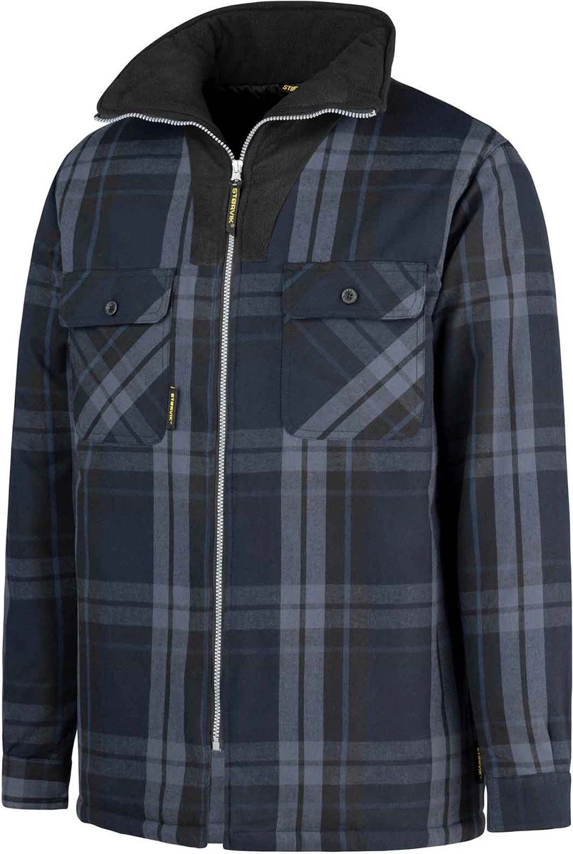 STØRVIK Vancouver Houthakkers Fleece Jas - Thermo Vest - Thermoblouse - Fleece Kraag - Winddicht Gevoerd - Maat XL - Antraciet 2 STØRVIK Vancouver Houthakkers Fleece Jas - Thermo Vest - Thermoblouse - Fleece Kraag - Winddicht Gevoerd - Maat XL - Antraciet - Afbeelding 2