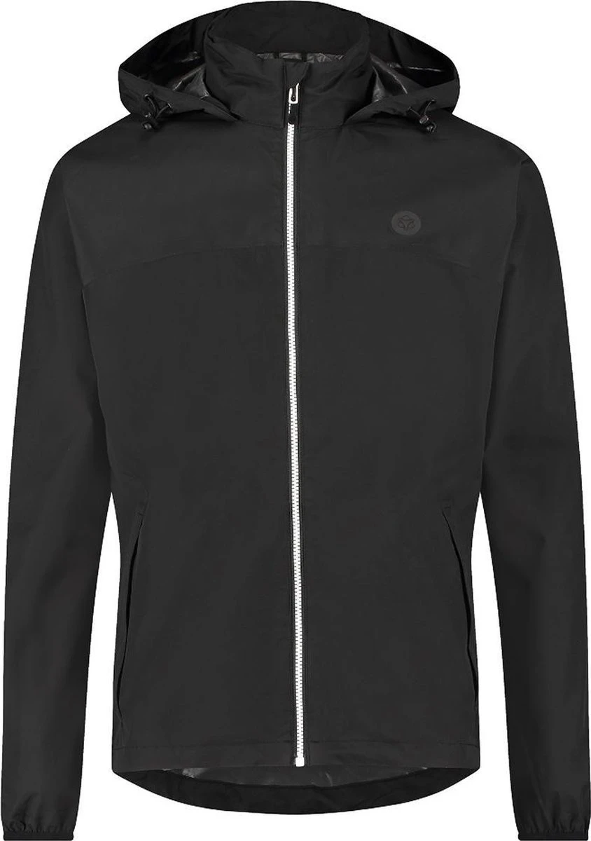AGU GO Regenjas Essential - Zwart - L - Dames & Heren - Waterdicht & Ademend 7 AGU GO Regenjas Essential - Zwart - L - Dames & Heren - Waterdicht & Ademend - Afbeelding 7