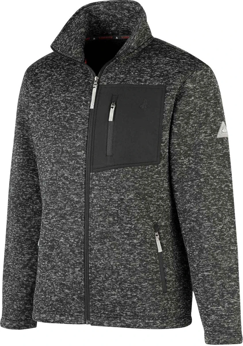 BJØRNSON Ruben Gebreid Vest 4 Seizoenen Heren - Teddy - Maat XL - Zwart 6 BJØRNSON Ruben Gebreid Vest 4 Seizoenen Heren - Teddy - Maat XL - Zwart - Afbeelding 6