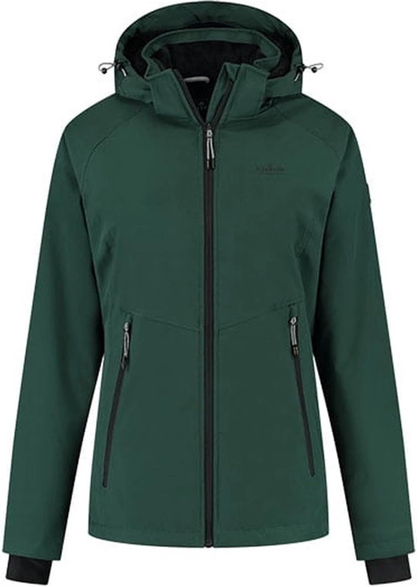Kjelvik Dames Softshell Jas - Winter Softshell Jas Dames - Cato - Groen - Maat 40 2 Kjelvik Dames Softshell Jas - Winter Softshell Jas Dames - Cato - Groen - Maat 40 - Afbeelding 2